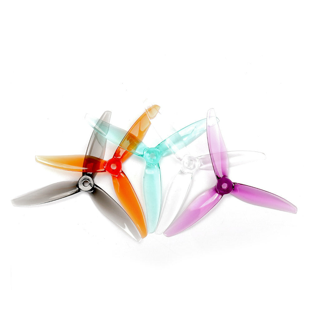 2 paar gemfan 5127 5.1x2.7 5.1 inch 3-blade propeller 5mm asgat voor freestyle rc drone fpv racing