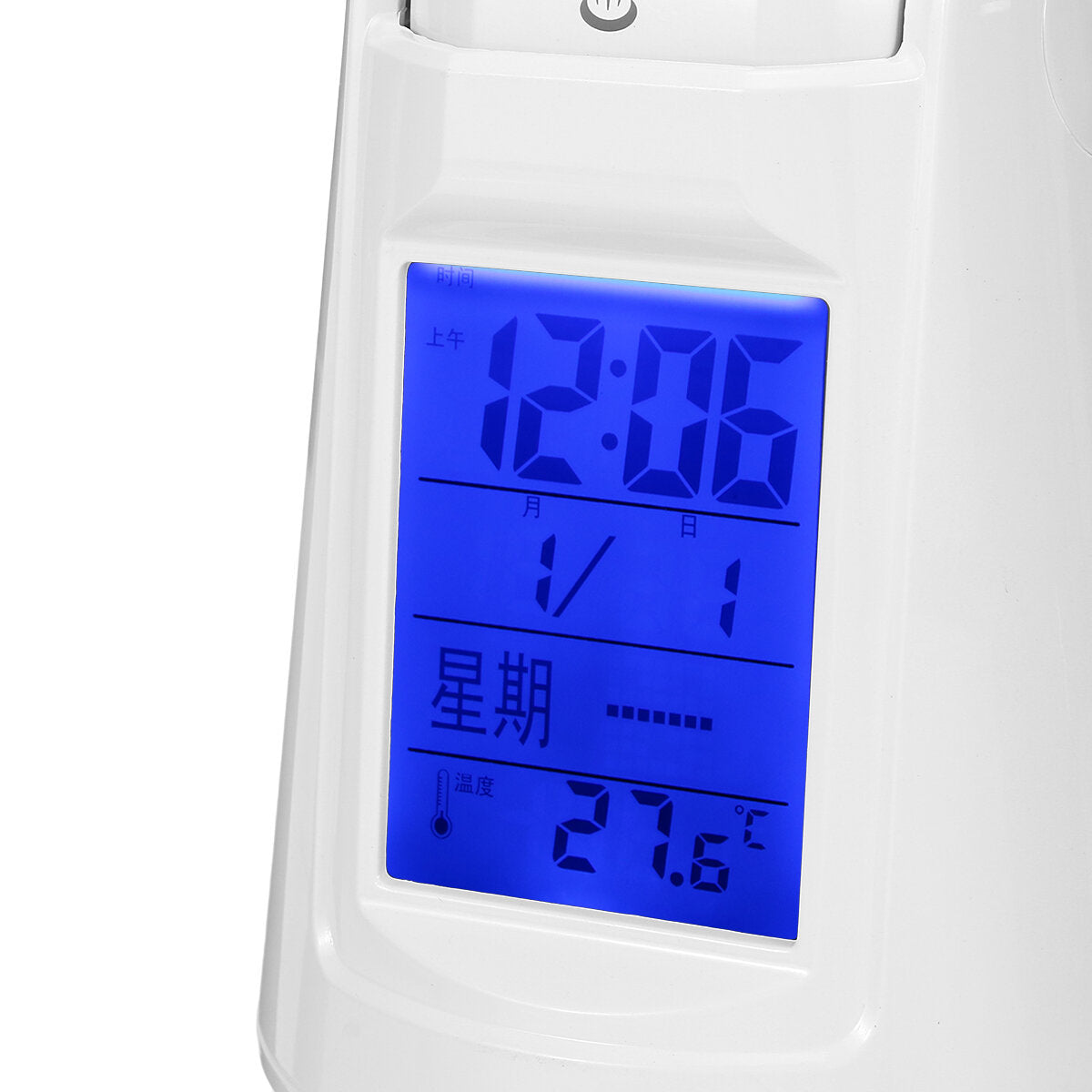 led-projectie wekker thermometer snooze voice timing nachtlampje kinderen wakker