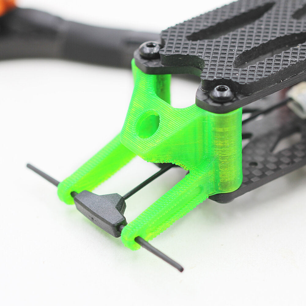 qy3d 3d printing tpu antenne bevestiging mount seat voor apex 5 sma antenne elrs ontvanger