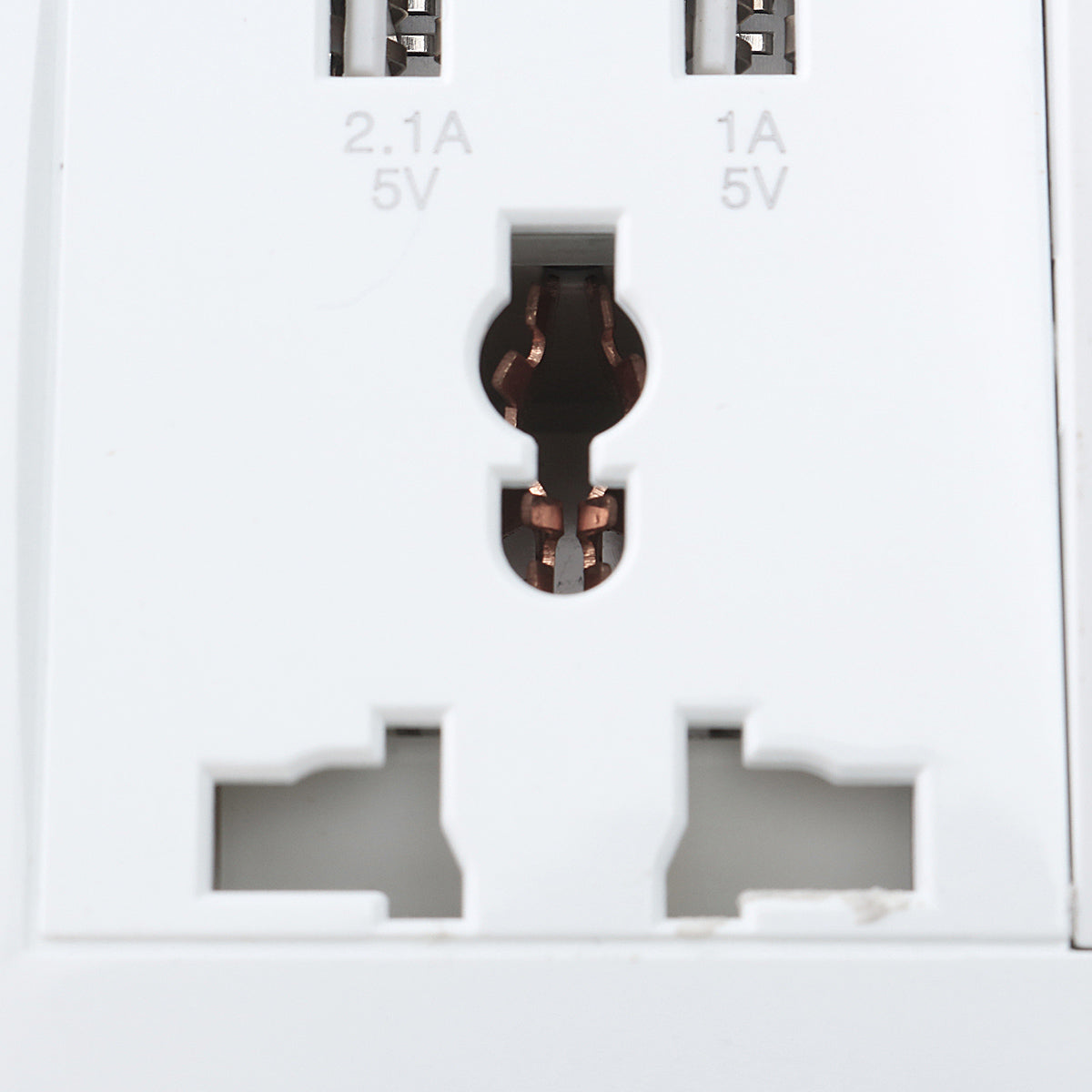 10a dubbele usb-stekker stopcontact muur ac dc lader schakelaar stopcontact adapterpoort