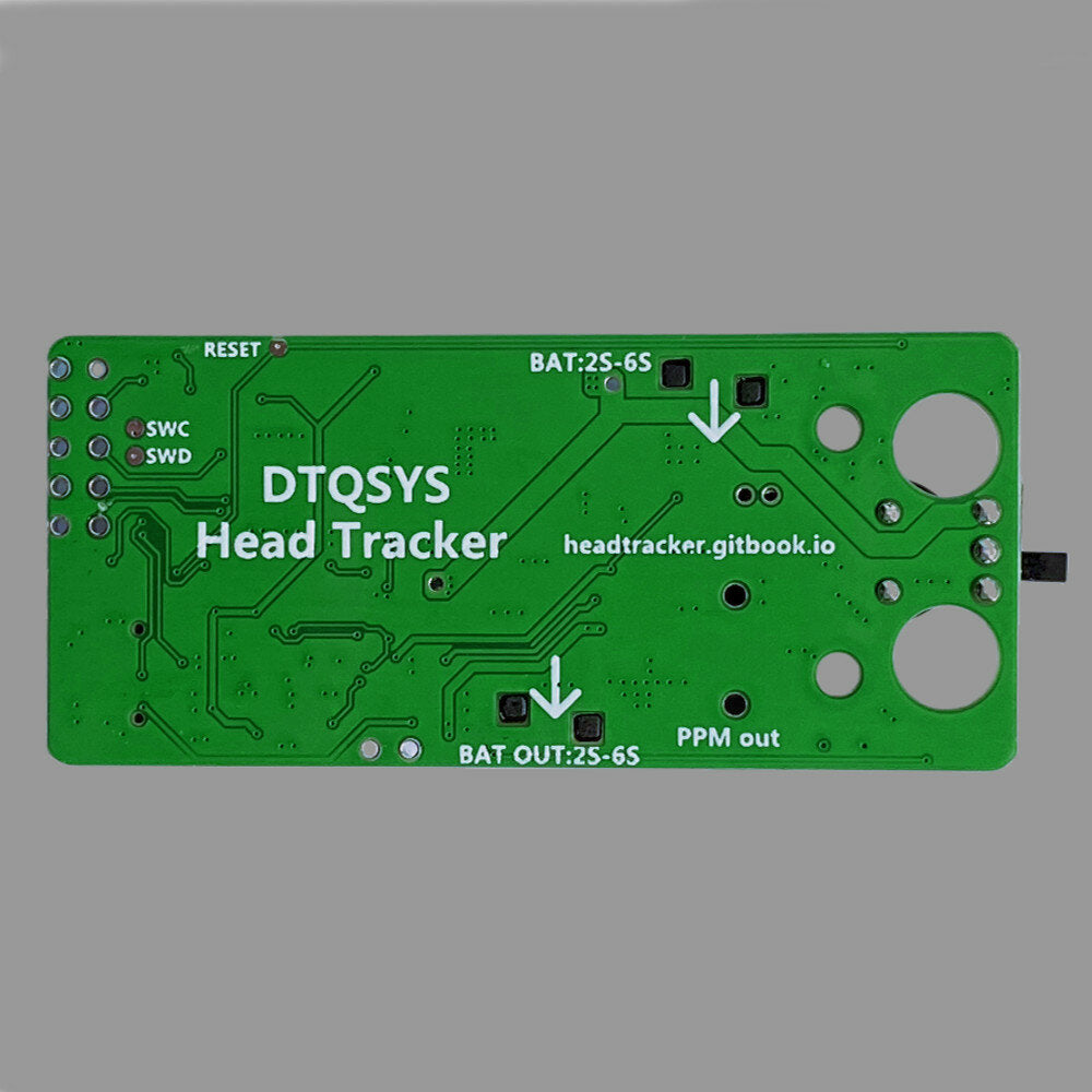 dtqsys head tracker ondersteunt 2s-6s invoer voor rc drone fpv-bril