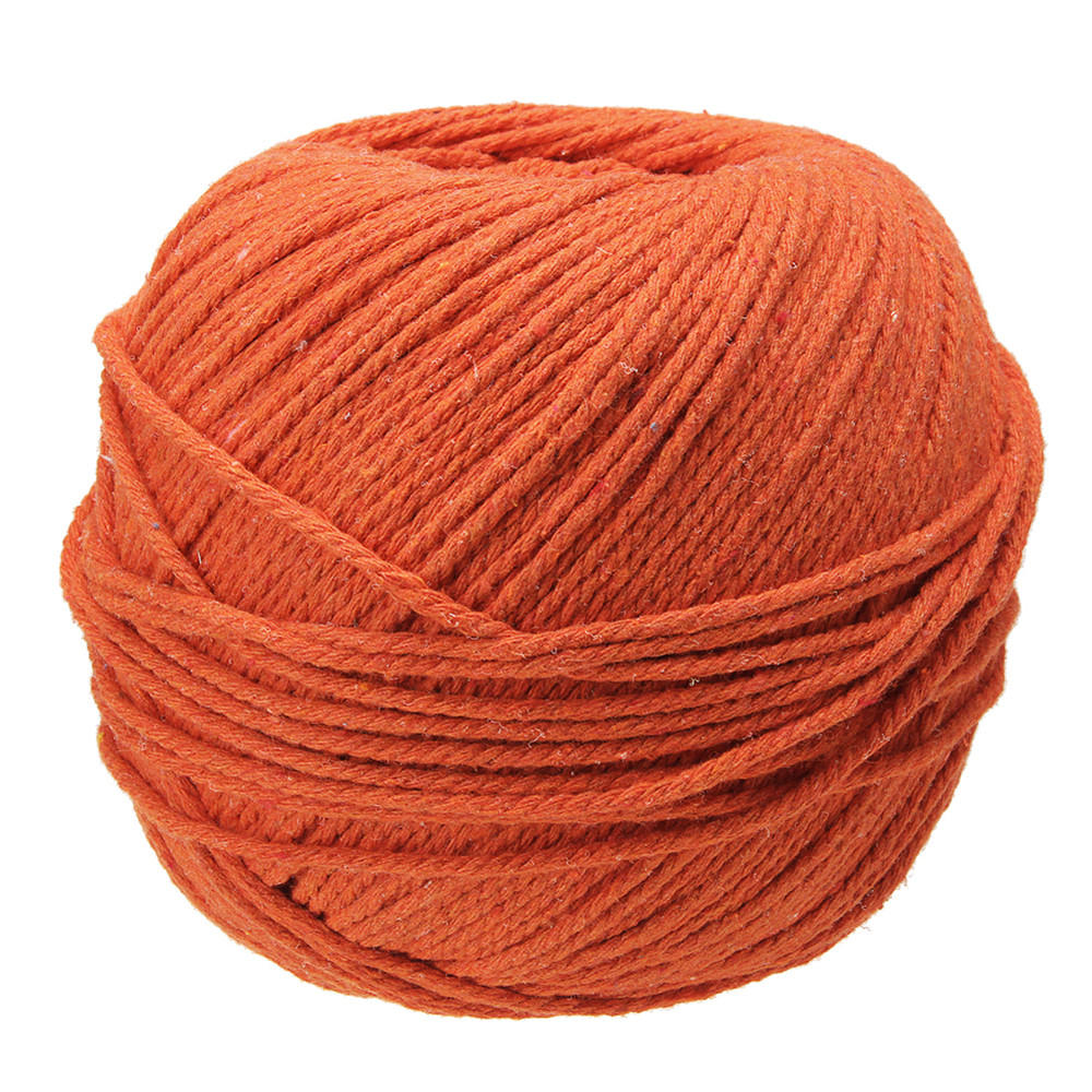 3 mm x 260 m macrame touw katoenen snaar dhz gevlochten draad gereedschap zwart/meer blauw/oranje/rose rood/geel