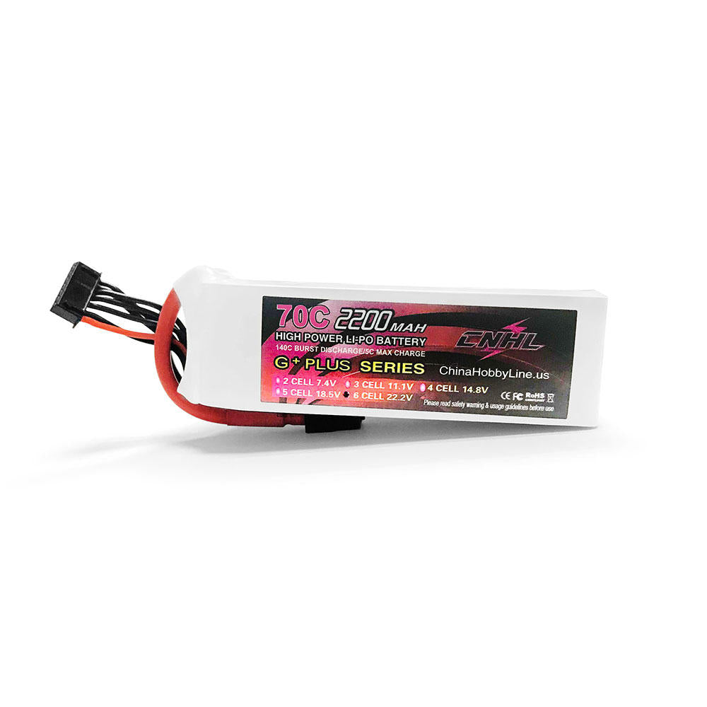 cnhl g + plus 2200 mah 22.2 v 6 s 70c lipo batterij xt60 plug voor rc drone fpv racing