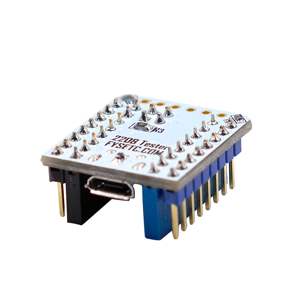 tmc2208 v1.0 stepper stappen motor driver tester module met stapelbare headers test of flash parameter