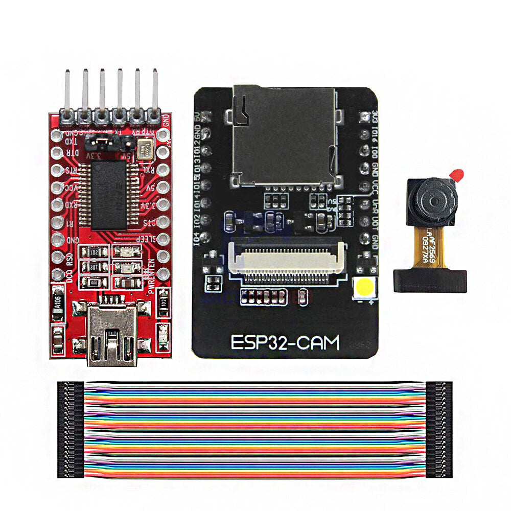 esp32-cam wifi + bluetooth-ontwikkelbord esp32 met ft232rl ftdi usb naar ttl seriële converter 40-pins jumper