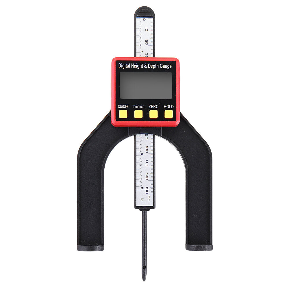 drillpro digitale hoogte- en dieptemeter met op magneet gebaseerde 0-80 mm dieptemeter houtbewerkingstafel zaaghoogtemeter schuifmaat