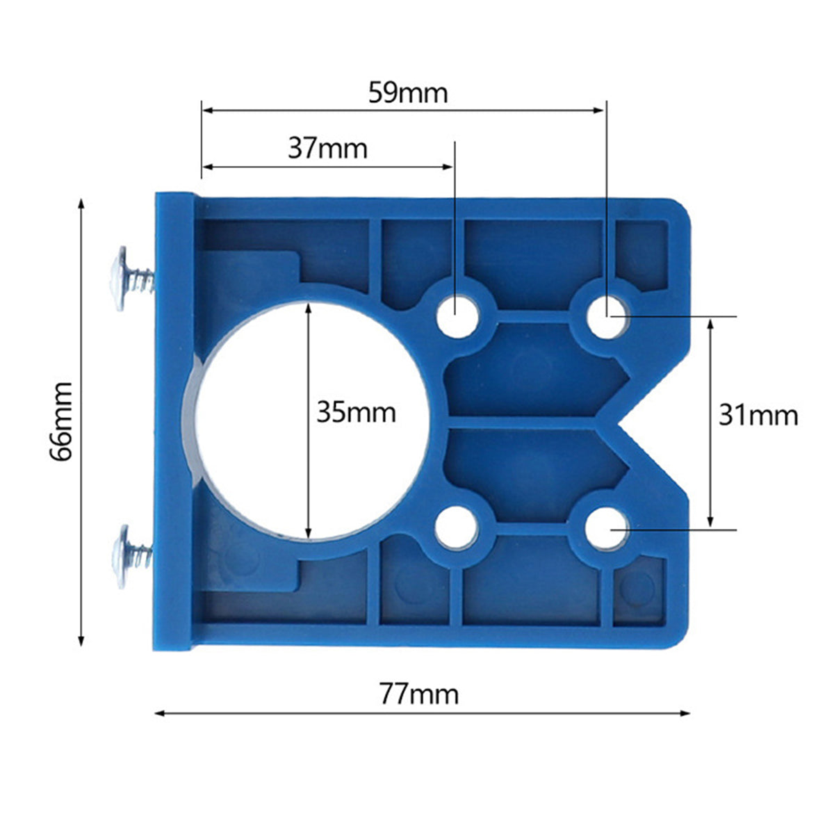 35mm boordeurzoeker met of zonder boor verborgen scharniergat boormal boorgeleider houtbewerkingsgereedschap