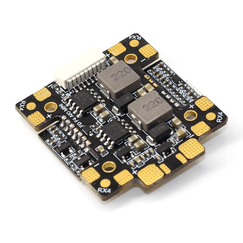 hglrc forward f4 aio omnibus f4 v6 3-6s flight controller stm32f405 osd met 5v/3a 8v/1.5a bec mpu6000 gyros 10.4g 20x20mm