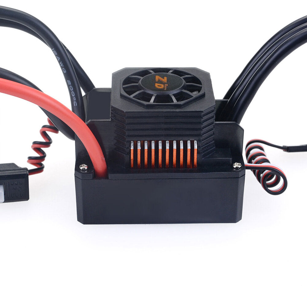 zd racing ex07 1/7 rc drift auto reserve 150a borstelloze esc dual battery plug 8604 voertuigen model onderdelen