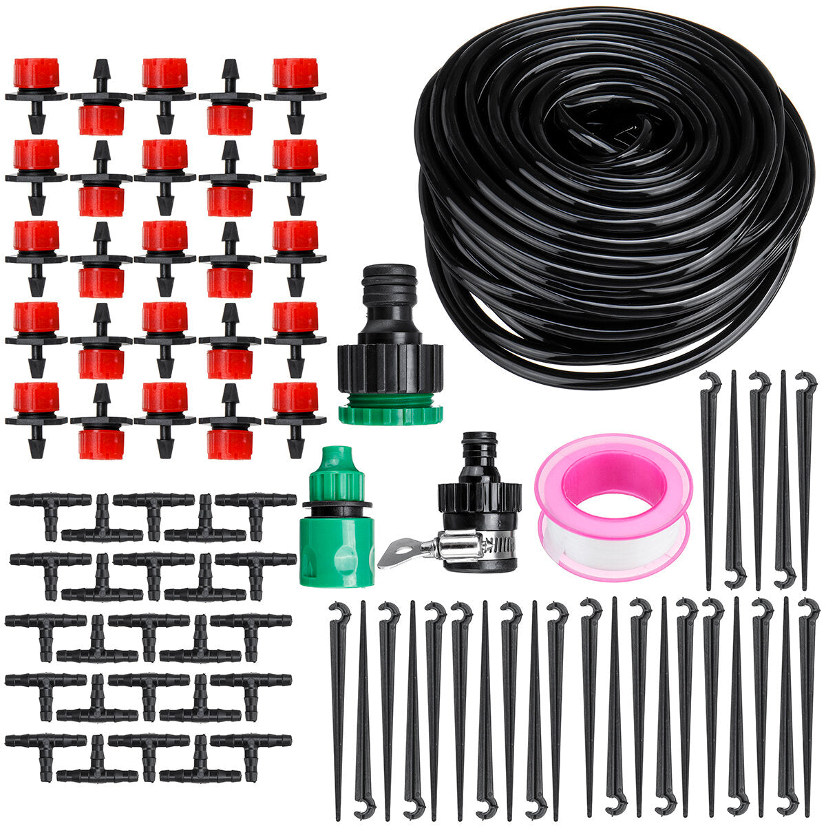 15/20/25 / 30m dhz irrigatiesysteem water timer auto plant watering micro drip garden watering kits