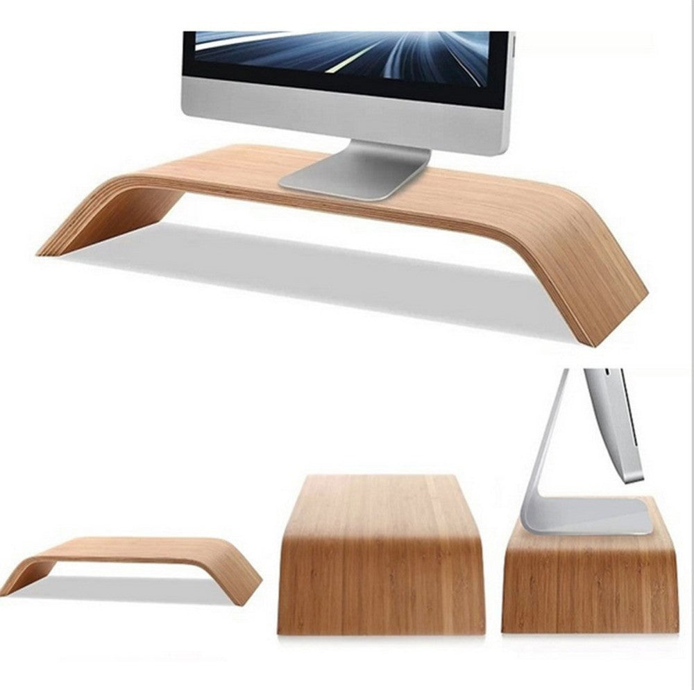 Universal Monitor iMac Voet Solid Wood voor 21.5/27-inch / Macbook